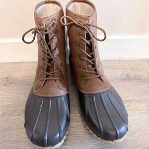 JBU Brown and Black Men's Boots
